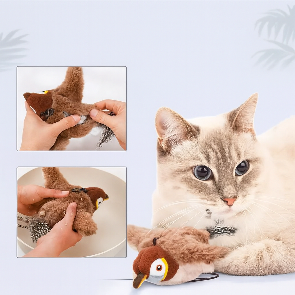 FURBOB Chirping Bird Cat Toy™
