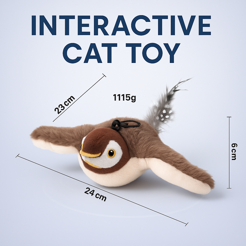 FURBOB Chirping Bird Cat Toy™