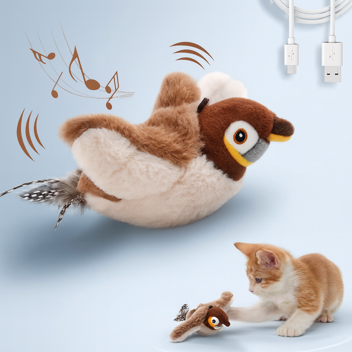 FURBOB Chirping Bird Cat Toy™
